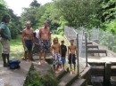 l The Boys getting ready to take the very cold plunge